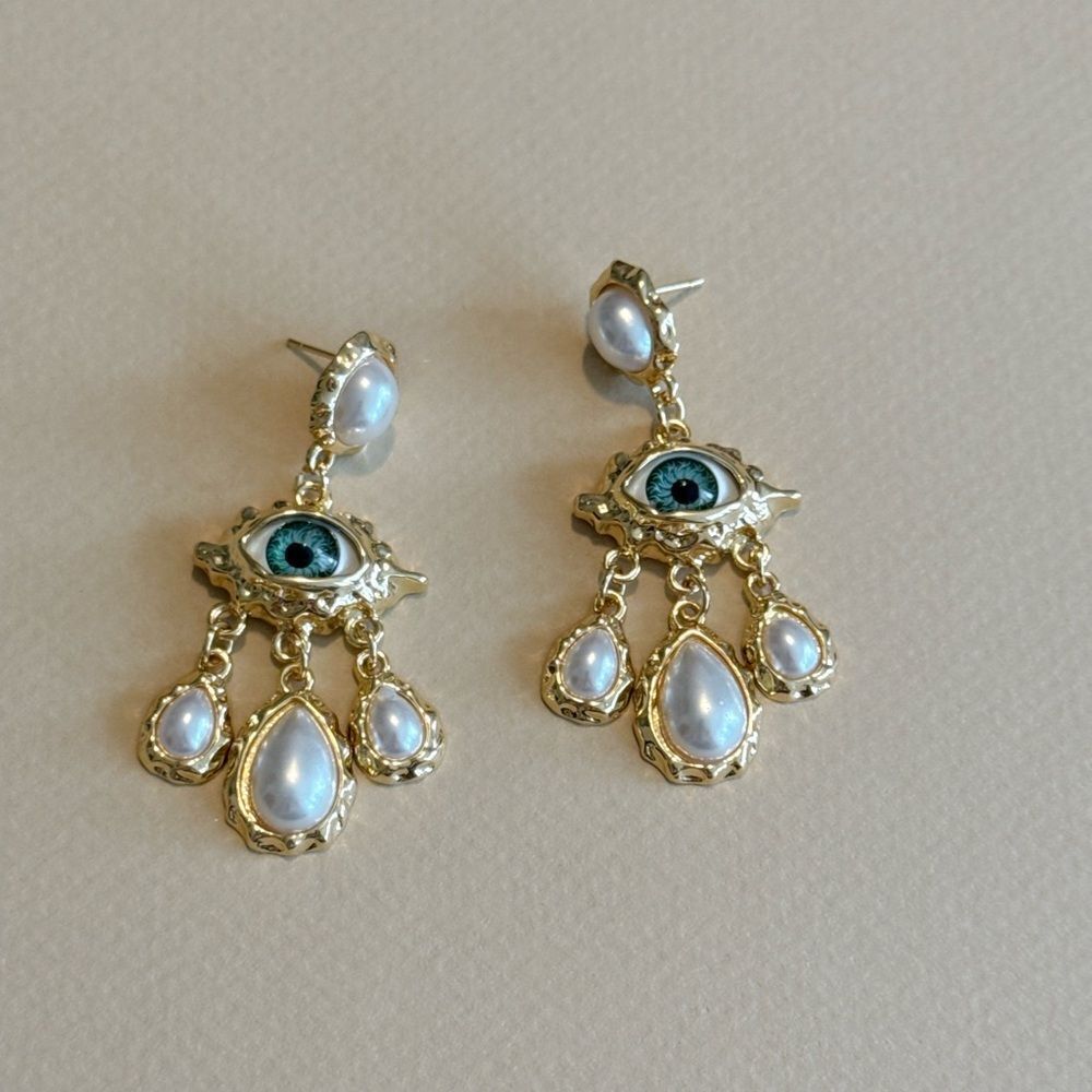 Eye earrings #1553 - Picture 2 of 4